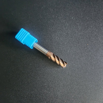 Solid Carbide Endmill — 10×40×10×100×4F SH Series (HRC65, AlTiN+TiSiN Coated)