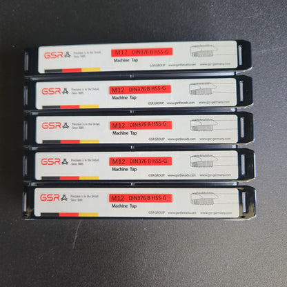 GSR Gun Straight Flute M12 X 1.75