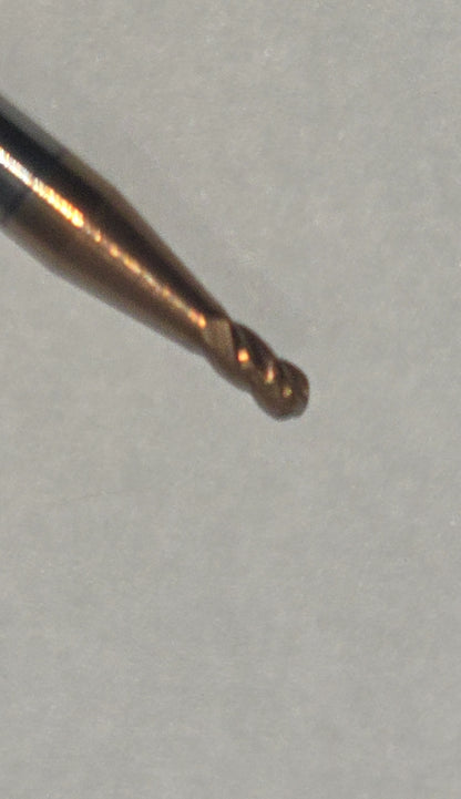 Solid Carbide Ball Nose Endmill — R1×4×4×50×4F (HRC55, TiSiN)