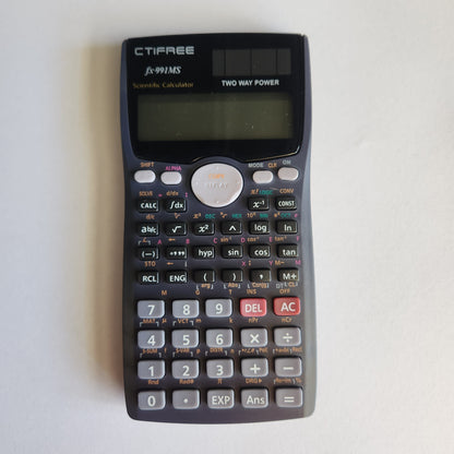 FX-991MS Scientific Calculator – 401 Functions  Solar & Battery Powered