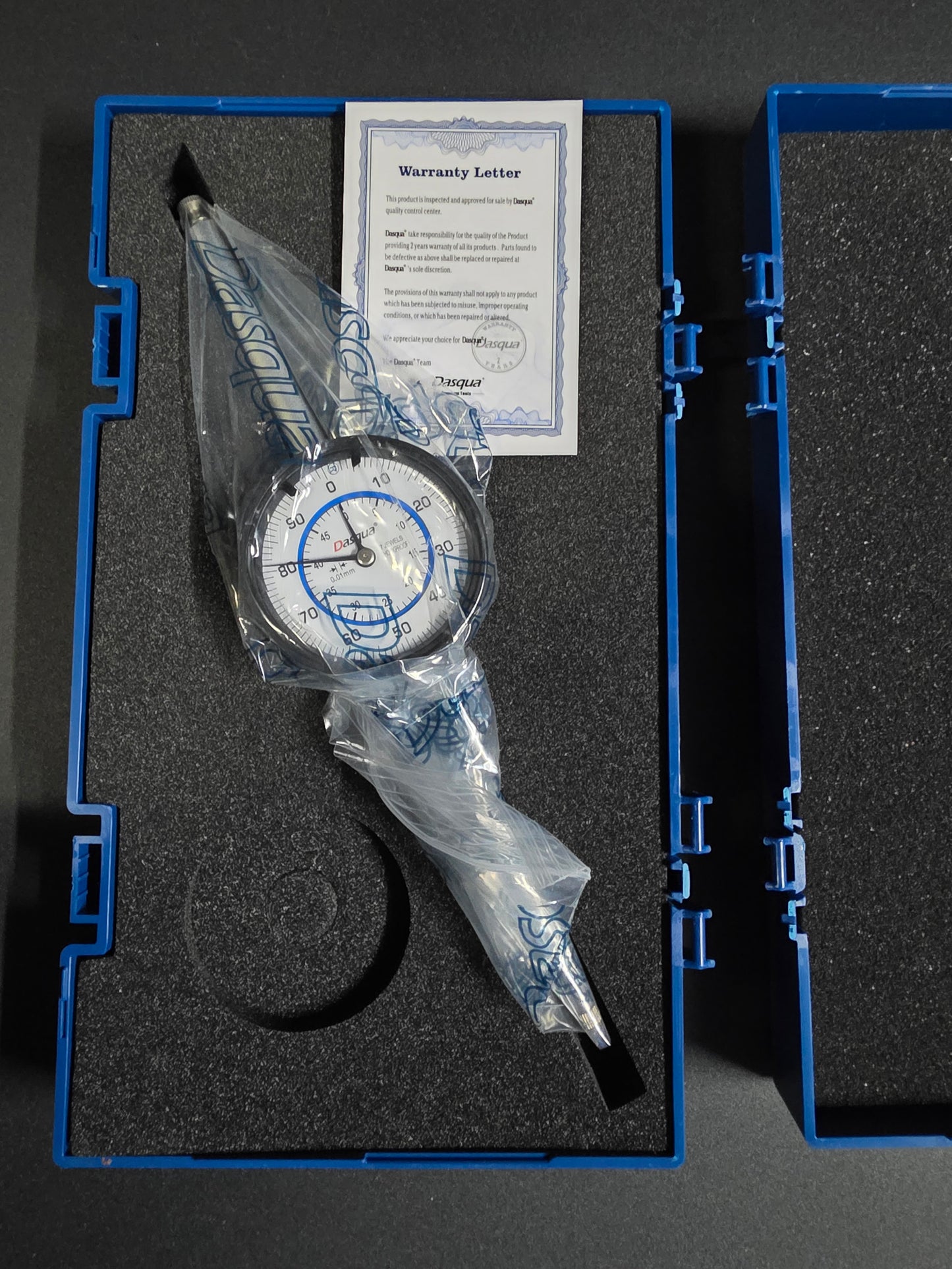 Dasqua Large Measuring Range Dial Indicator (5121-1115)