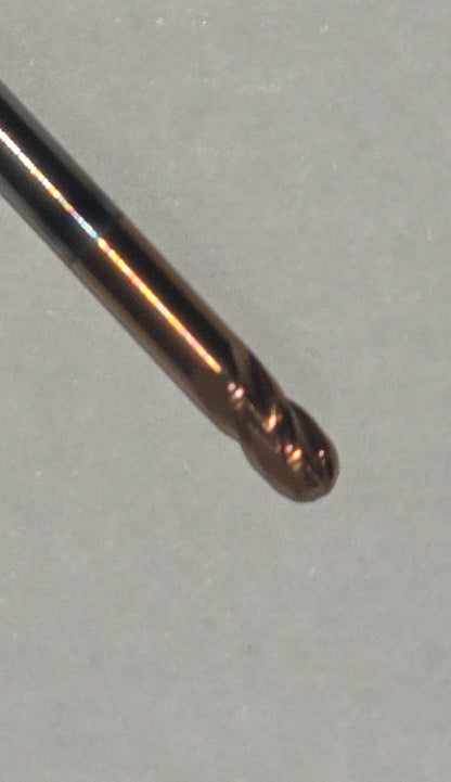 Solid Carbide Ball Nose Endmill — R1.5×6×3×50×4F (HRC55, TiSiN)