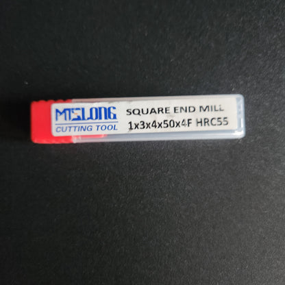 MTS 1.0mm Carbide Endmill (HRC 55)