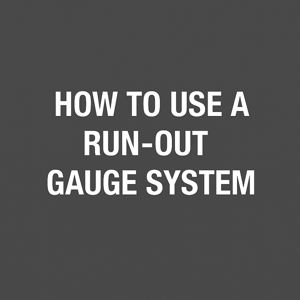 RUN-OUT GAUGE SYSTEM (Precision Jig for Eccentricity Measurement)