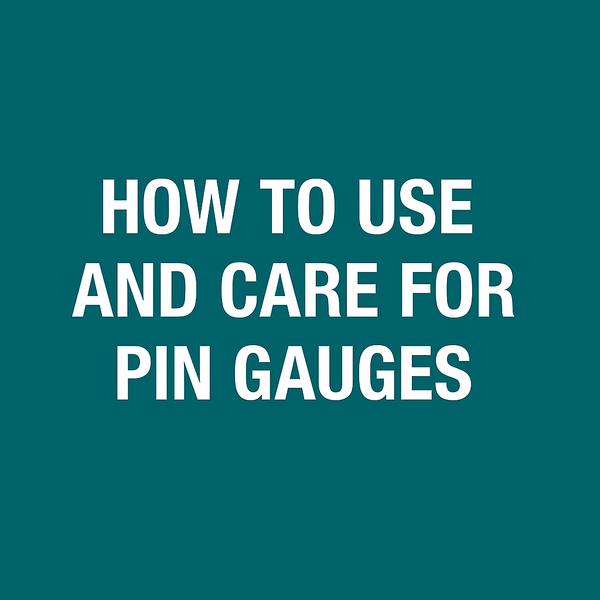 Niigata Seiki how to use and care for Pin Gauges. 