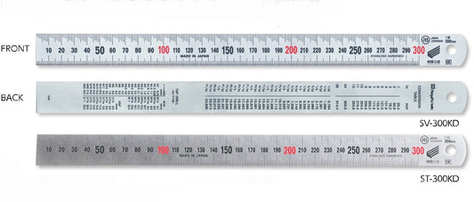 Stainless Steel 300mm Rule (SV-300KD)